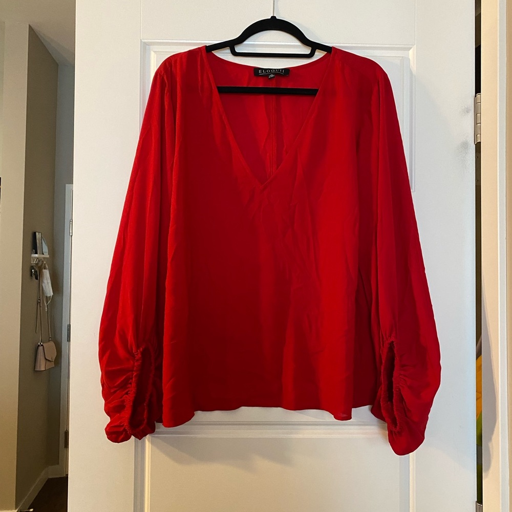 Balloon Sleeve Blouse